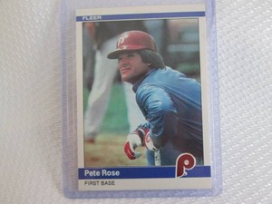 1984 Fleer Pete Rose Card...
