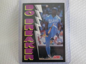 1991 Score Bo Jackson Bo Breaker Ca...