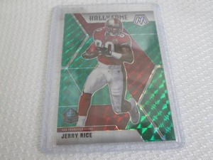 2020 Mosaic Jerry Rice Green Prizm...