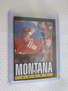 1985 Topps Joe Montana Card...