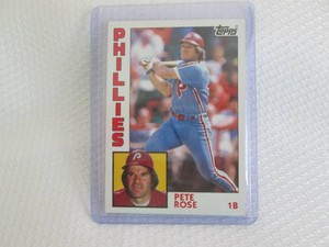 1984 Topps Pete Rose Card...
