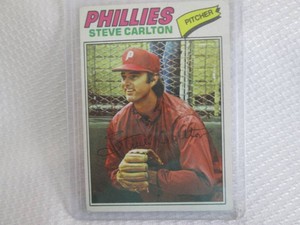 1977 Topps Steve Carlton Card...