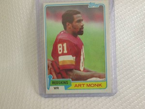 1981 Topps Art Monk Rookie Card...