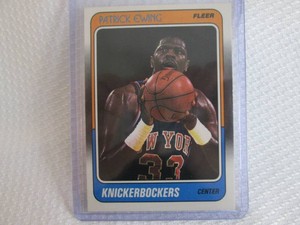 1988-89 Fleer Patrick Ewing Card...