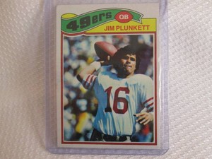 1977 Topps Jim Plunkett Card...