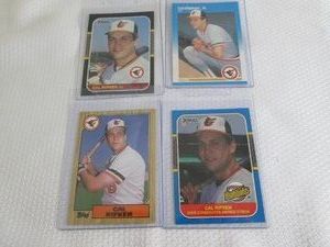1987 Topps,Fleer & Donruss Cal Ripk...