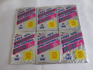 1991 NFL Pacific Plus Packs...