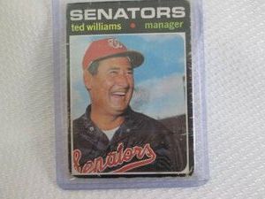 1971 Topps Ted Williams Card...