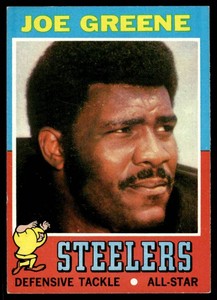Joe Greene RC 1971 Topps #245 Vintage Rookie Football Card