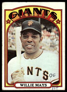 Willie Mays 1972 Topps #49 Vintage Baseball Card