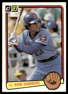 Ryne Sandberg RC 1983 Donruss #277 Rookie Vintage Baseball Card