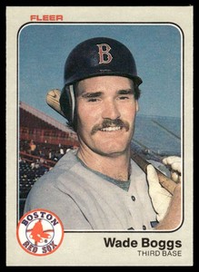 Wade Boggs RC 1983 Fleer #179 Vintage Rookie Baseball Card
