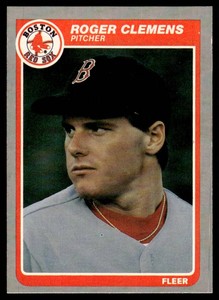Roger Clemens RC 1985 Fleer #155 Vintage Baseball Rookie Card