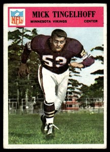 Mick Tingelhoff 1966 Philadelphia #115 Vintage Minnesota Vikings Football Card