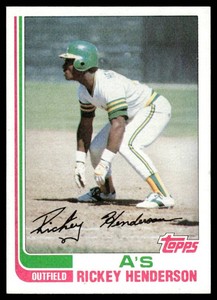 Rickey Henderson 1982 Topps #610 Vintage Baseball Card