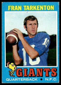Fran Tarkenton 1971 Topps #120 Vintage Football Card