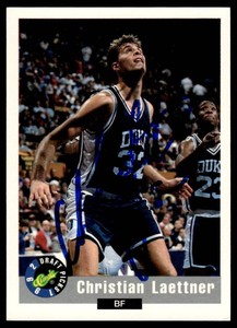 Christian Laettner On-Card Auto RC 1992 Classic Draft Picks #43 Basketball Card