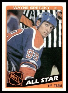Wayne Gretzky 1984 Topps #154 Vintage Hockey Card