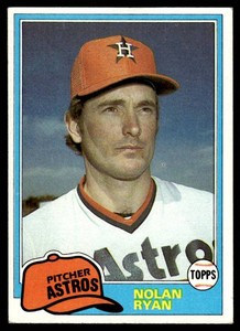 Nolan Ryan 1981 Topps #240 Vintage Baseball Card