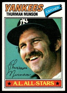 Thurmon Munson 1977 Topps #170 Vintage Baseball Card