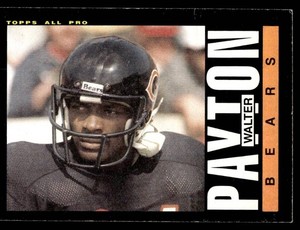 Walter Payton 1985 Topps #33 Vintage Football Card