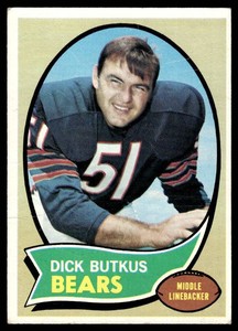 Dick Butkus 1970 Topps #190 Vintage Football Card