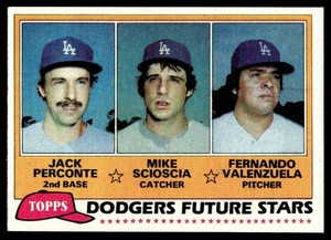 Fernando Valenzuela RC 1981 Topps #301 Vintage Rookie Baseball Card