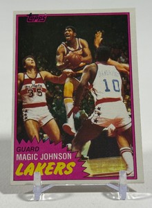 Magic Johnson 1981 Topps #21 Vintage Basketball Card