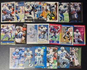 Barry Sanders 20-Card Football Card Lot (2)