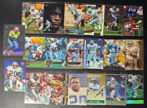 Barry Sanders 20-Card Football Card Lot (Includes Insert 1999)