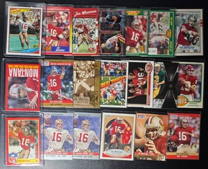 Joe Montana 20-Card Football Card Lot