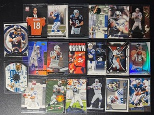 Peyton Manning 20-Card Football Card Lot