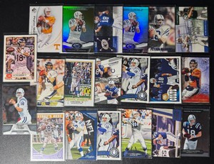 Peyton Manning 20-Card Football Card Lot (3)