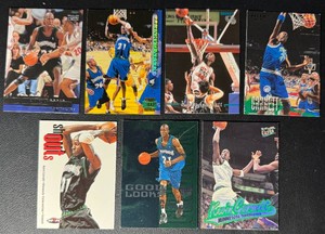 Kevin Garnett 7-Card Minnesota Timberwolves Basketball Card Lot (Includes RC)