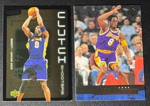 Kobe Bryant 2-Card Basketball Card Lot