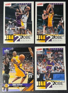 Kobe Bryant 4-Card Basketball Card Lot (2)