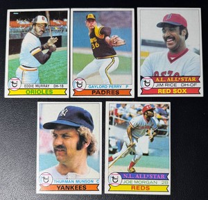 5-Card 1979 Topps All-Star Baseball Card Lot