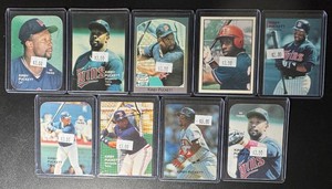 Kirby Puckett 9-Card Minnesota Twins Baseball Card Lot