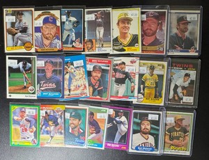 Bert Blyleven 21-Card Minnesota Twins Baseball Card Lot