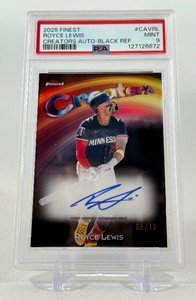 Royce Lewis AUTO 10 2025 Tinest Creators Auto-Black Refractor #CAVRL Numbered 0810 Minnesota Twins RARE Baseball Card