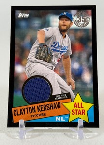 Clayton Kershaw 199 All-Star Relic 2020 Topps #85ASR-CK Bumbered 184199 Baseball Card