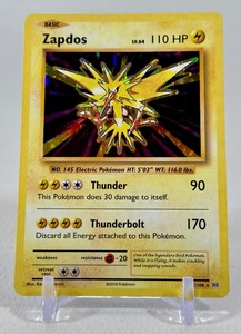 Zapdos Holo Pokemon Trading Card