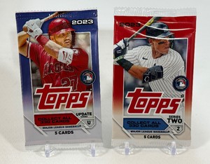 2 Packs - 2023 Topps Series 2 and Update Baseball Cards