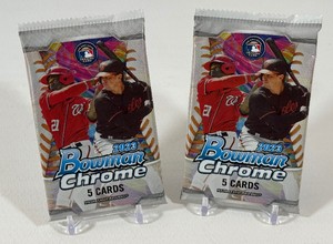 2 Packs - 2023 Bowman Chrome Baseball Cards - #1