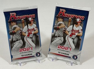 2 Packs - 2021 Bowman Baseball Cards - #1