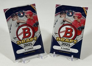 2 Packs - 2025 Bowman Draft Baseball Cards - #1