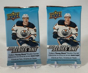 2 Packs - 2022-23 Upper Deck Hockey Series 1 Young Guns Rookie Cards - #2