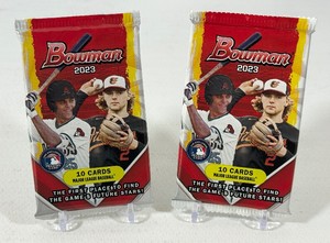 2 Packs - 2023 Bowman Baseball Cards - #1