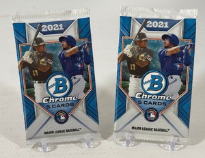 2 Packs - 2021 Bowman Chrome Baseball Cards