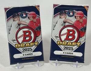 2 Packs - 2025 Bowman Draft Baseball Cards - #2